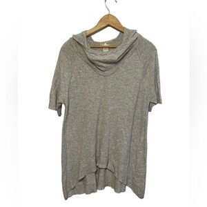 Sundance Cowl Neck Hooded Short Sleeve Sweater Size Medium